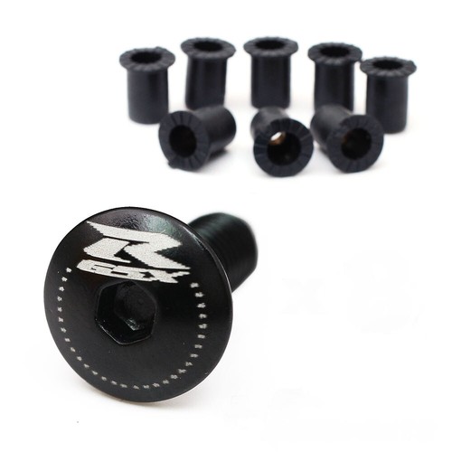 Red CNC Racing Rear Sprocket Nuts M10 For Kawasaki ZX1000RX All