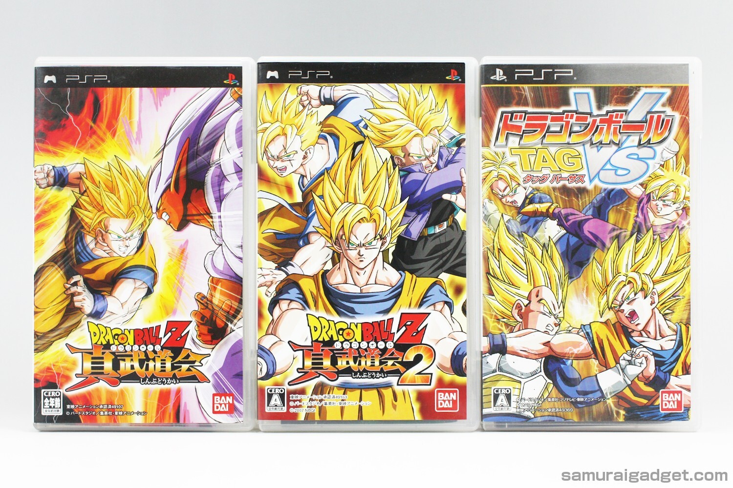 Dragon Ball Z:Shin Budokai 1+2 & Tenkaichi Tag Team PSP