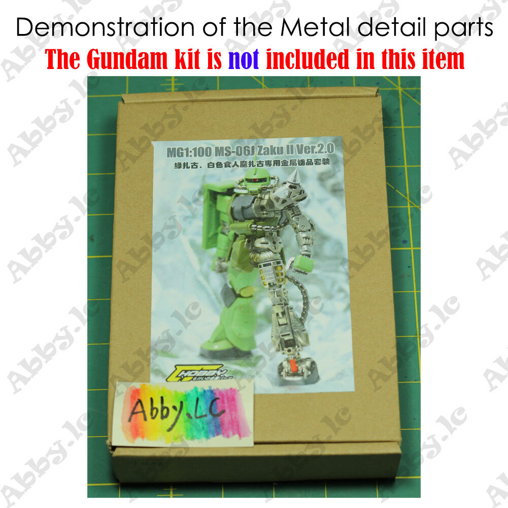 for MG 1/100 MS-06J Zaku II 2 ver 2.0 Model Kit CJ Metal Details