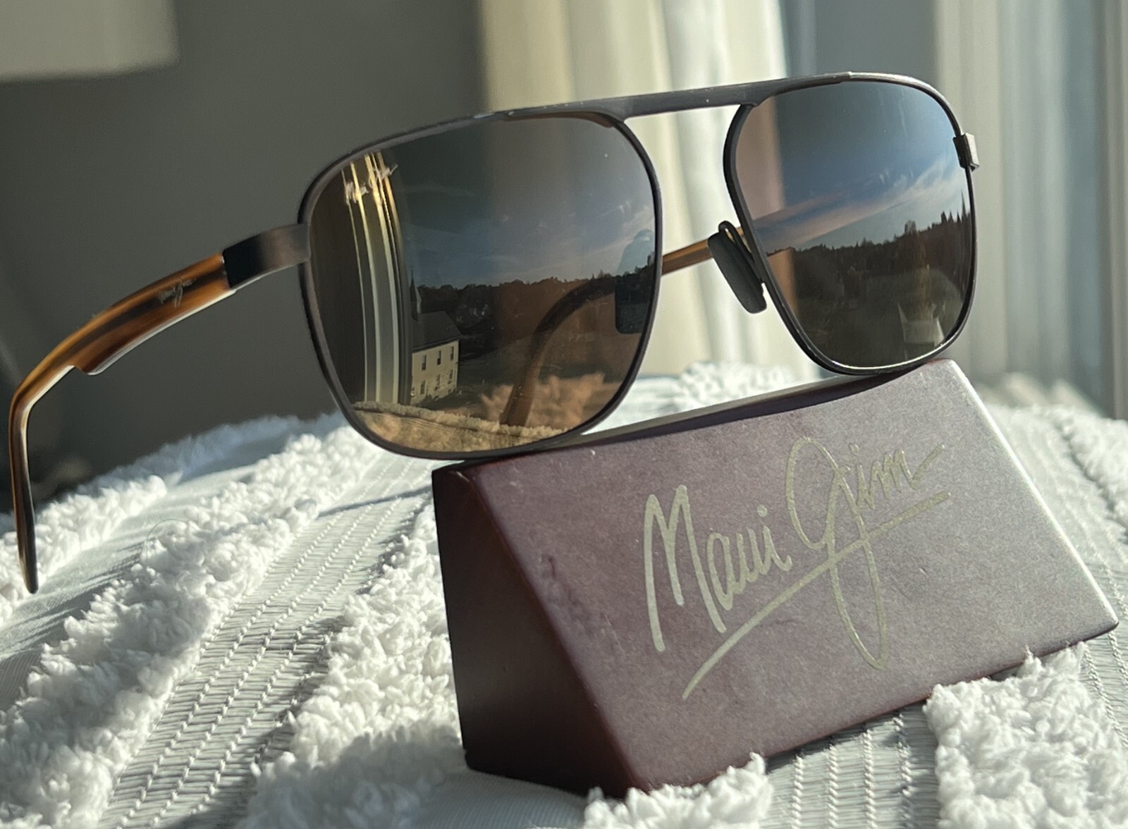 Maui Jim Waihee Ridge MJ 777 01C Chocolate Frame - HCL Bronze