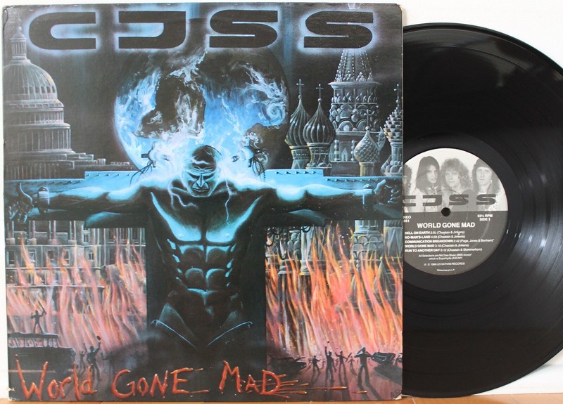 CJSS World Gone Mad LP (Leviathan LA 861, orig 1986) VG++ Speed