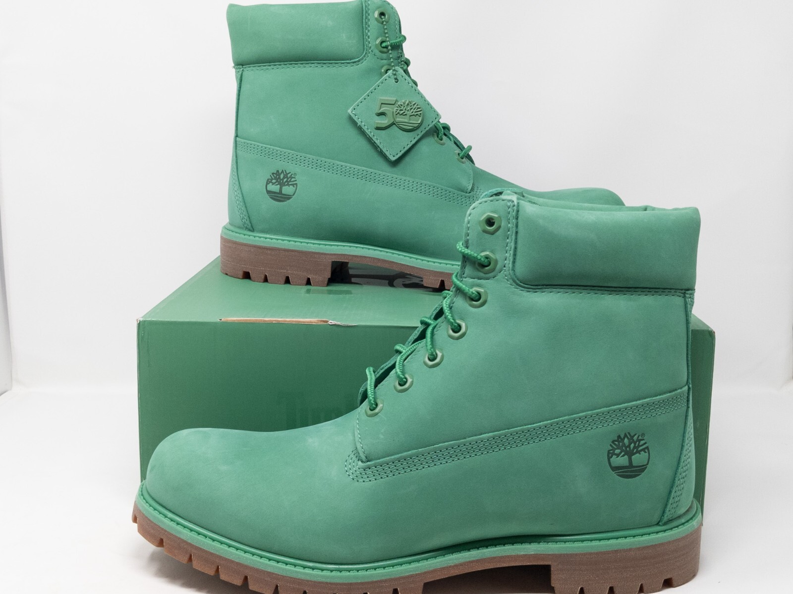 Timberland 50th Anniversary Premium 6-Inch Boots Medium Green