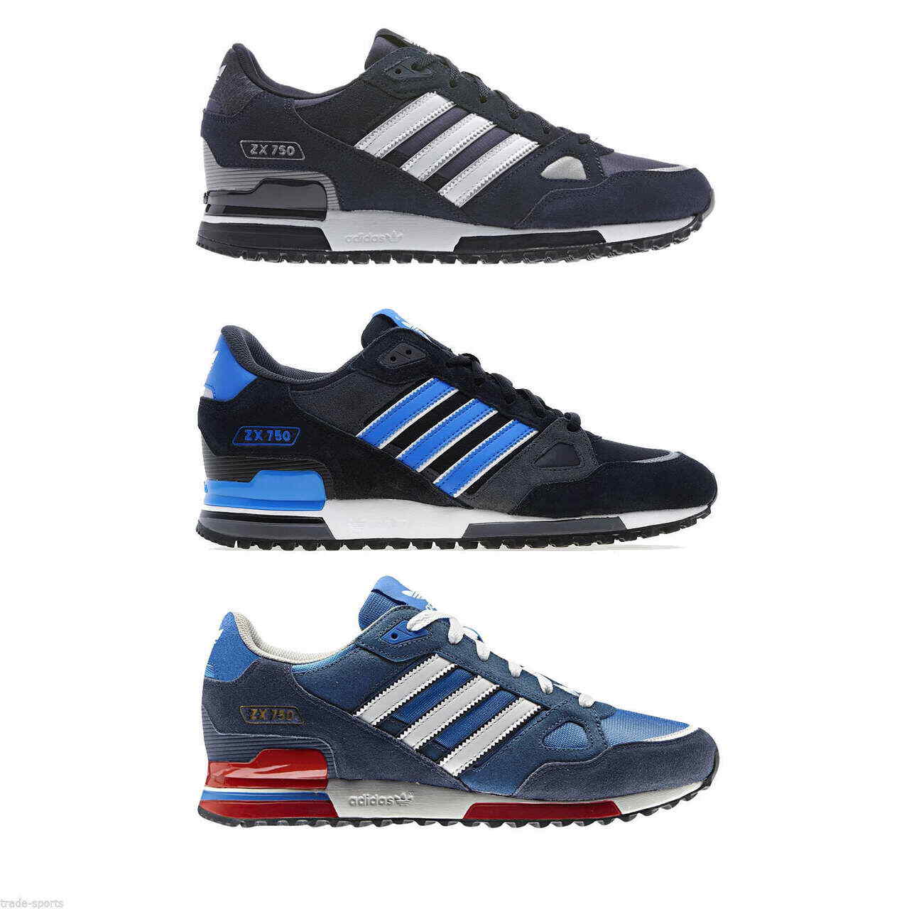 ADIDAS ORIGINALS ZX 750 NEW MEN'S RUNNING TRAINERS SHOES | eBay