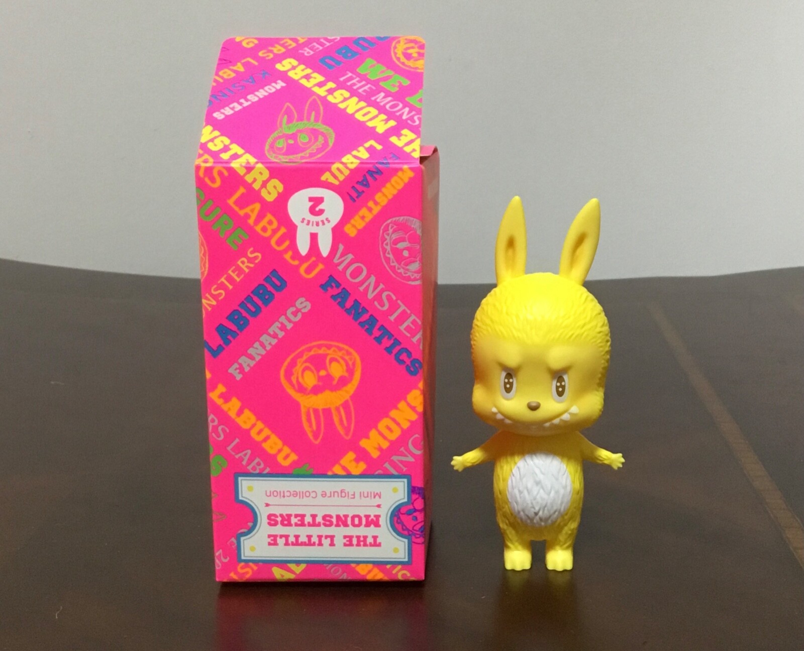 HOW2WORK x Kasing Lung The Little Monsters 2 Yellow Labubu POP