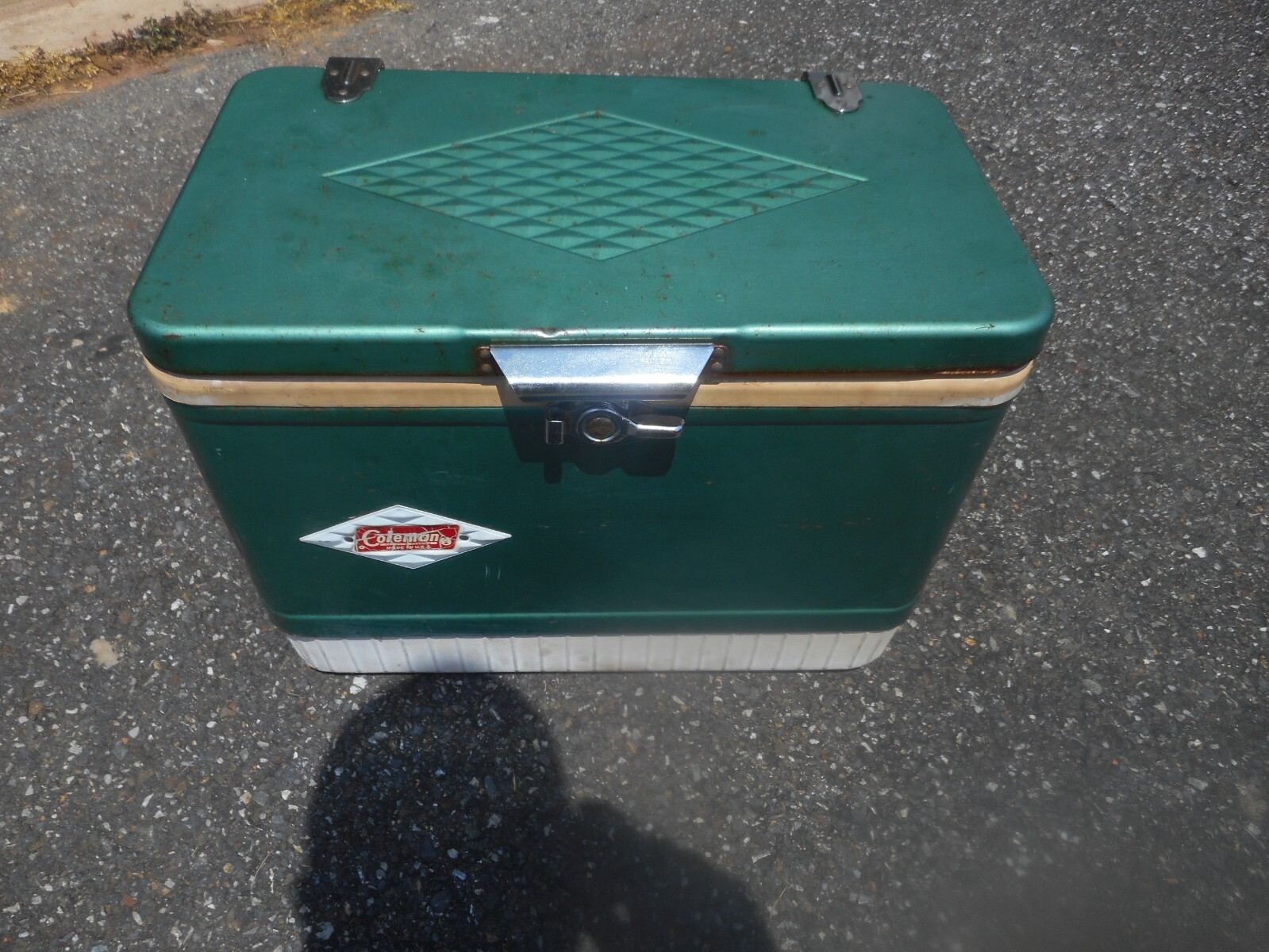 VINTAGE COLEMAN COOLER ICE CHEST DIAMOND LOGO 6-47 | eBay