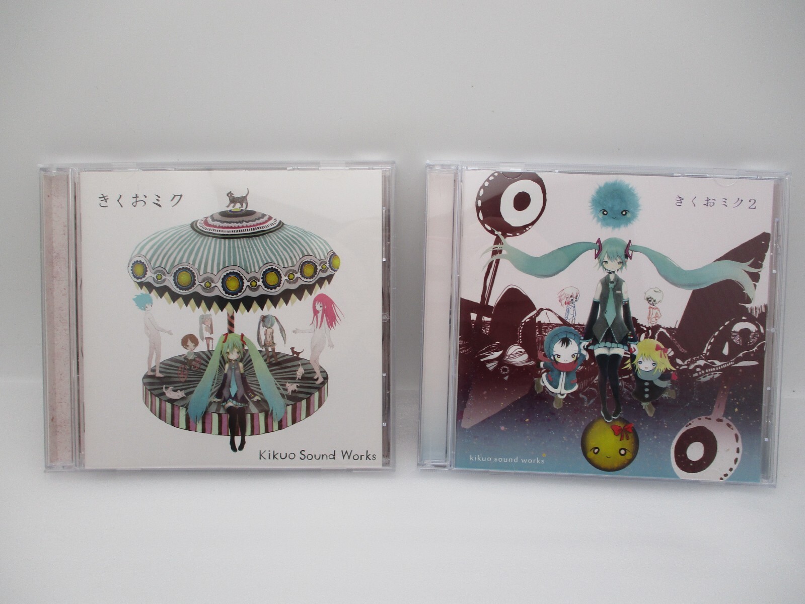Kikuo CD KIKUO MIKU 1 & 2 2CDs Hatsune MIKU Japan vocaloid Kikuo