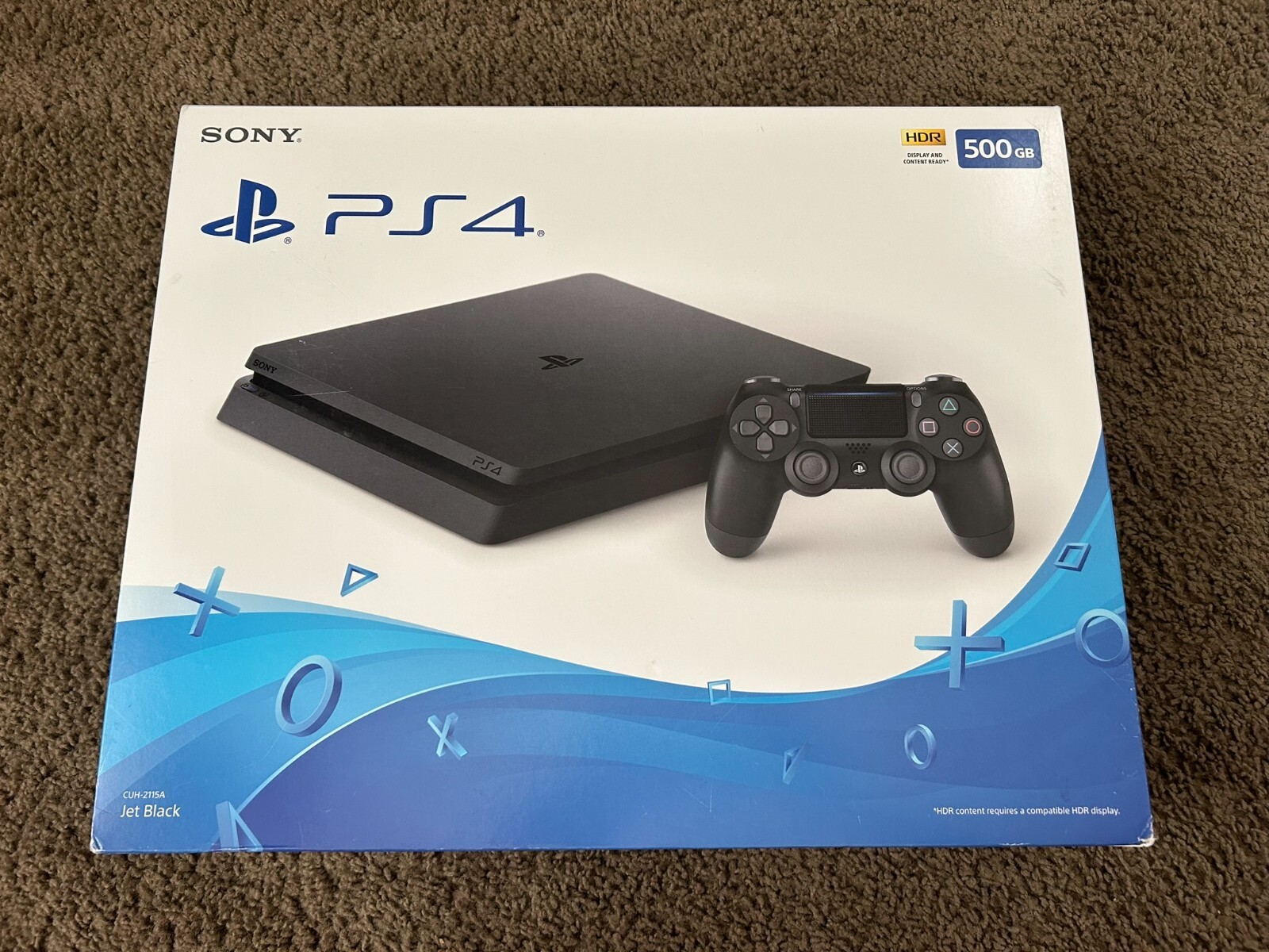 NEW Sony PlayStation 4 Slim 500GB Console PS4 System Black CUH