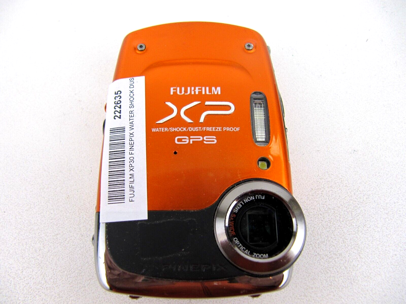 FUJIFILM XP30 DIGITAL CAMERA 14MP GPS FINEPIX WATER SHOCK DUST