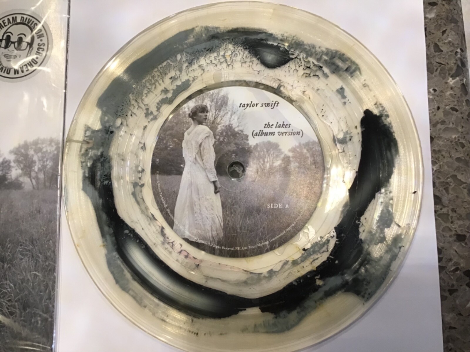 LIQUID FILLED* Taylor Swift “The Lakes” Vinyl 7” record RSD