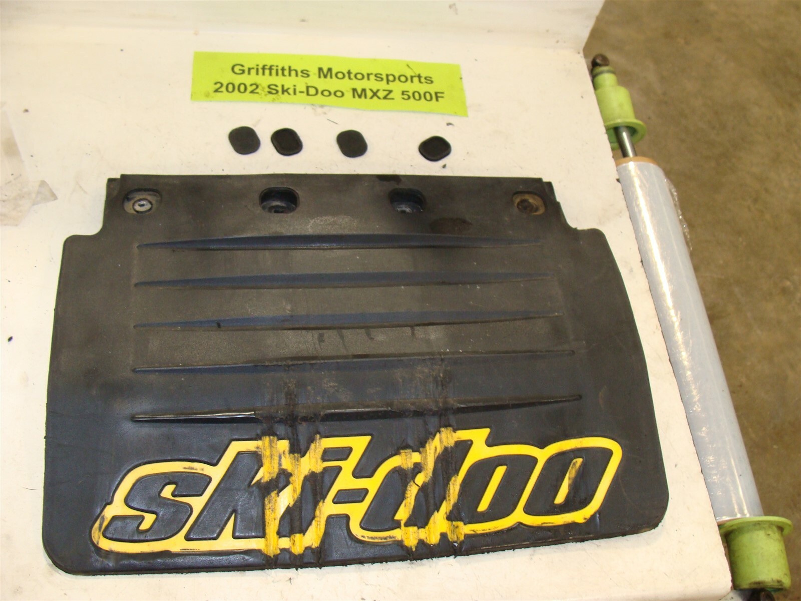 2002 SKI DOO MXZ 500F fan zx chassis oem snowflap w trim caps