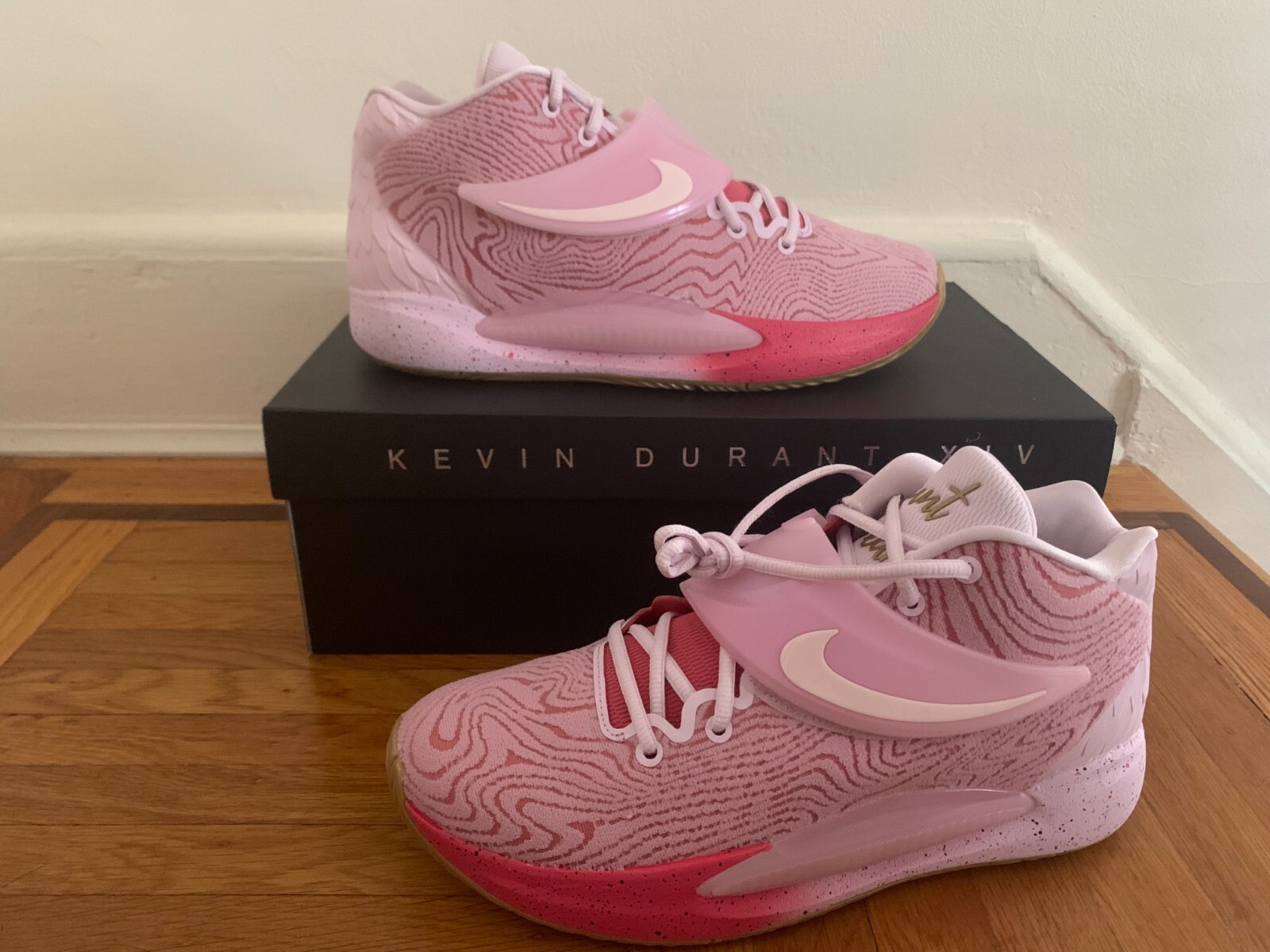 Nike KD 14 Aunt Pearl Pink Men's Basketball Shoe Kevin Durant NEW