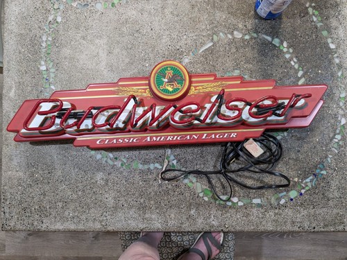 Mib | Vintage Budweiser Classic Neon Sign