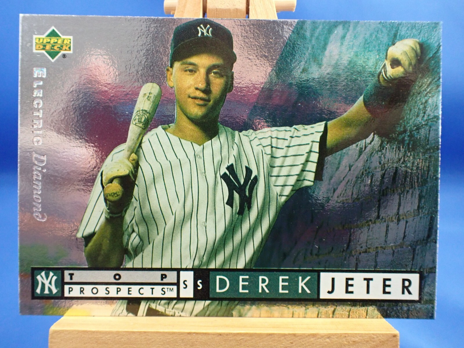 Derek Jeter Upper Deck 1994 #550 Top Prospects ELECTRIC DIAMOND