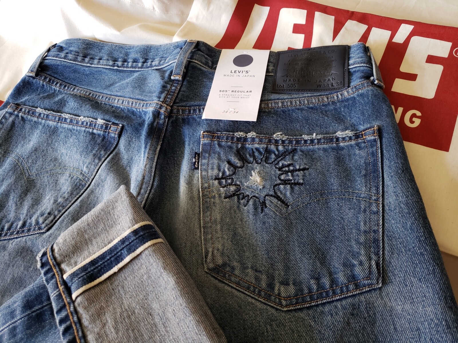 MADE in JAPAN LEVI'S 505 Selvedge 