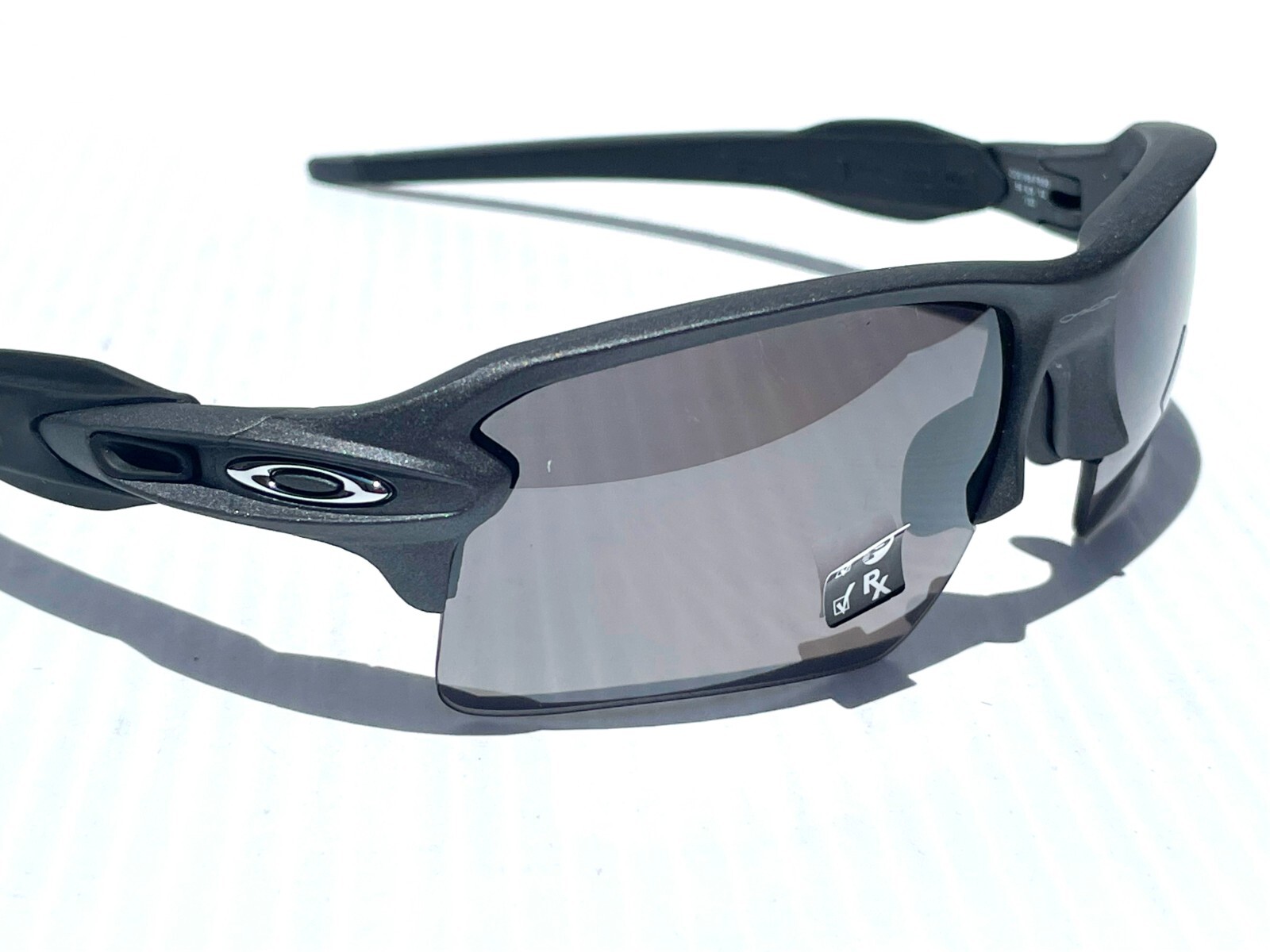 NEW Oakley FLAK 2.0 XL Steel Grey PRIZM POLARIZED Black Lens