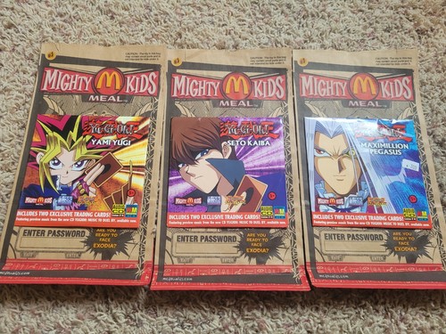 2002 YU-GI-OH McDonald's CD Collection With Bags, Card Packs, CD