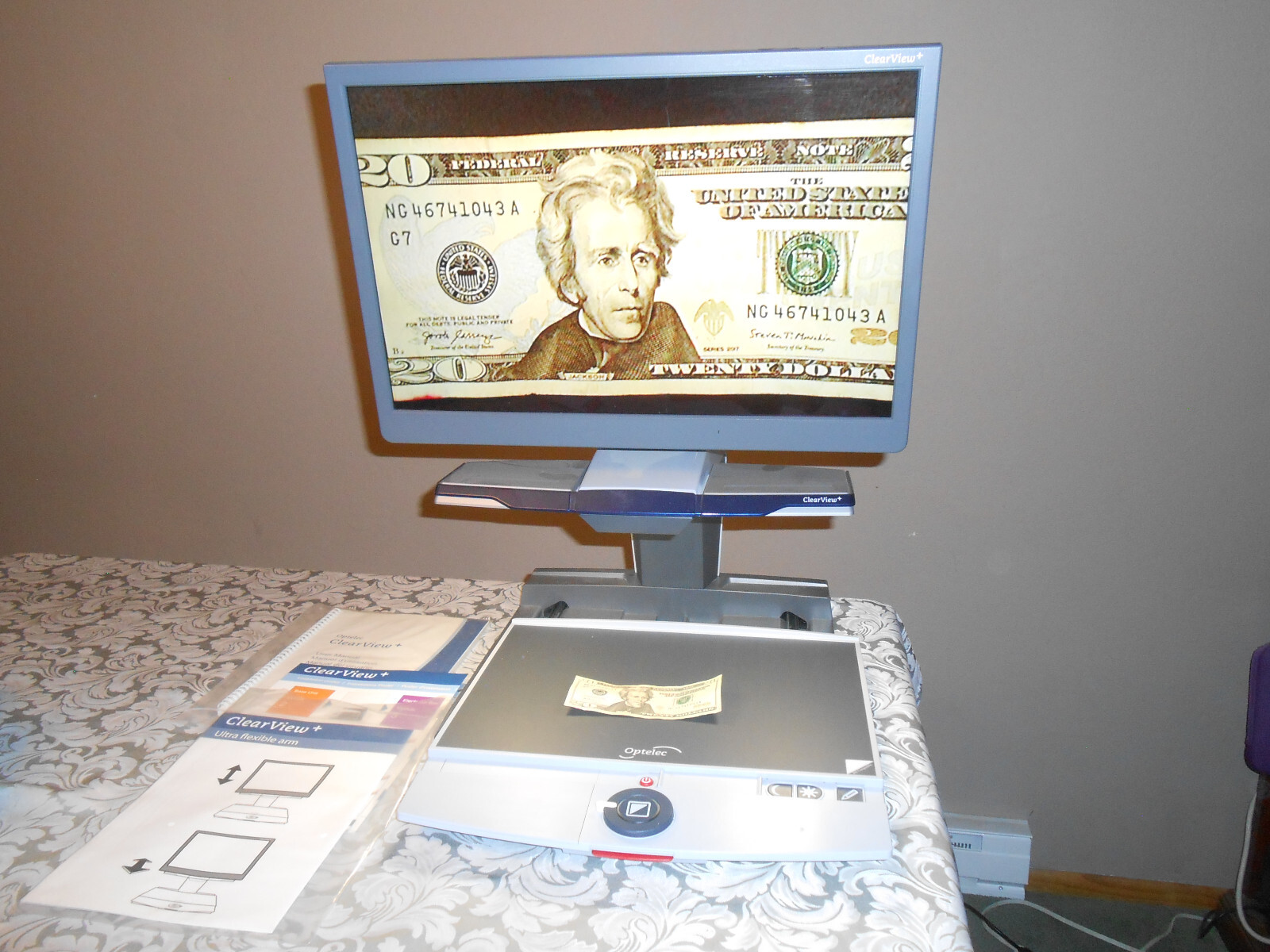 1ADM035 【動作品】Optelec Clear View C 【公式通販】