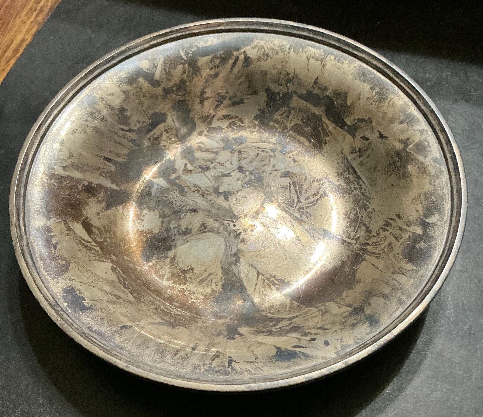 Vintage S. Kirk & Son 4116 Sterling Silver Dish Stunning Toned