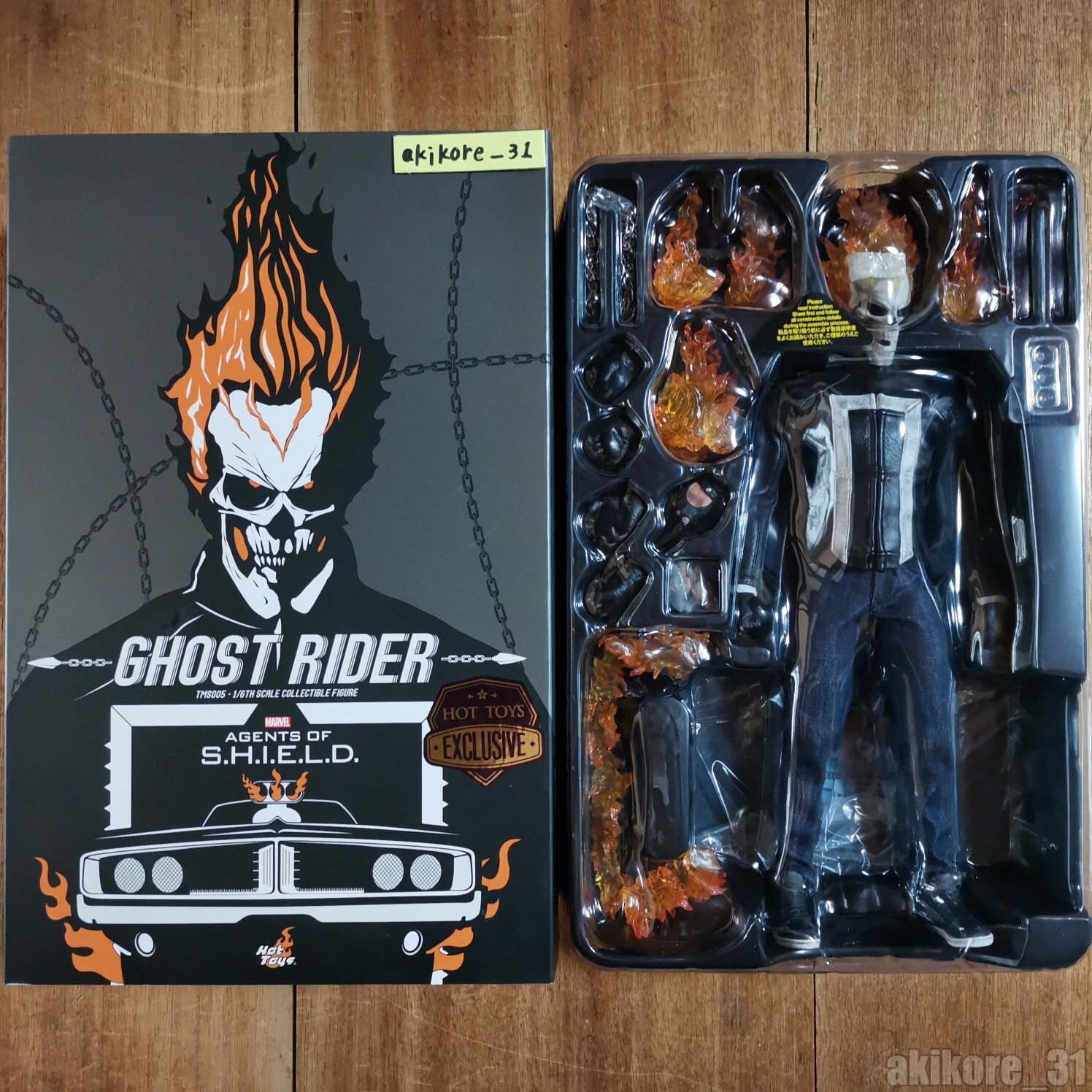 Hot Toys TMS005 Ghost Rider 1/6 Scale Agents of Shield Exclusive