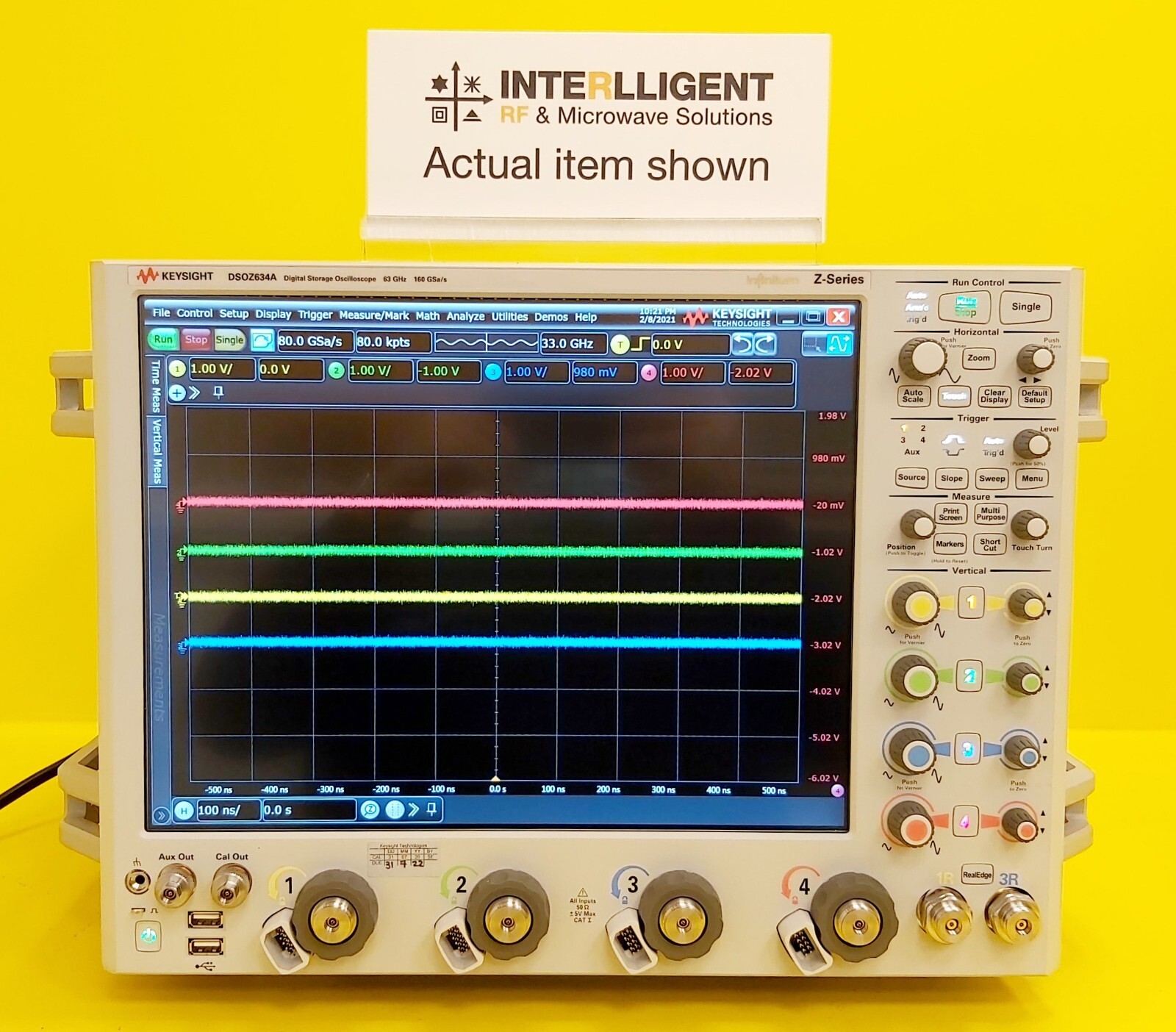 DSOZ634A, 63GHz 160Gs/s 4CH Ultra High Performance Scope, Warranty