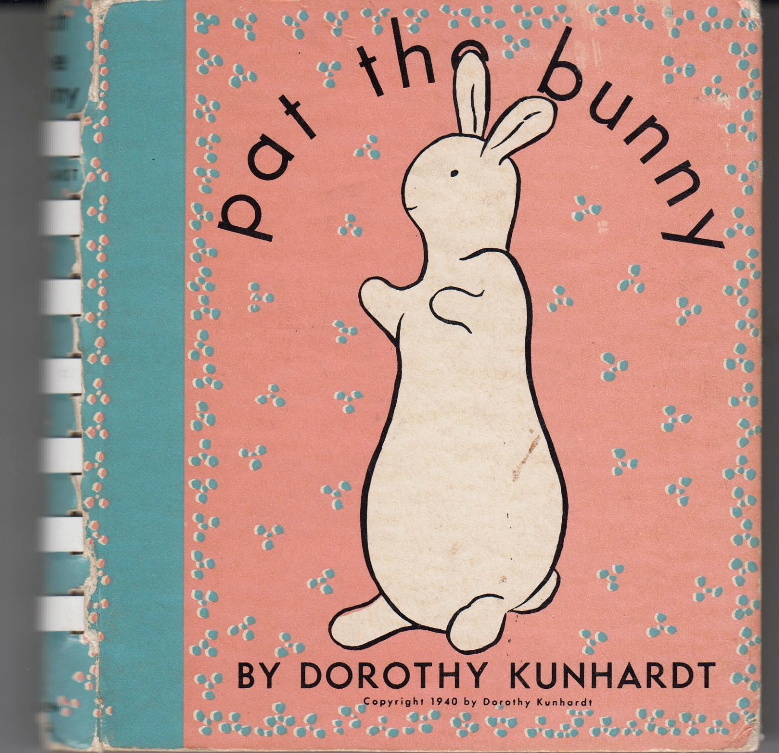 Pat the Bunny - Rare Early Golden Press Spiral Edition - Dorothy