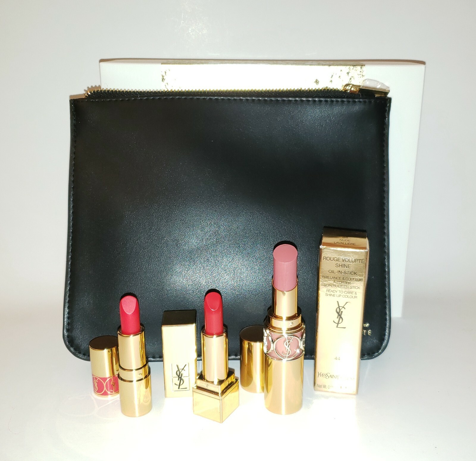 Yves Saint Laurent YSL Kiss and Couture Lipstick Trio 4pc Holiday