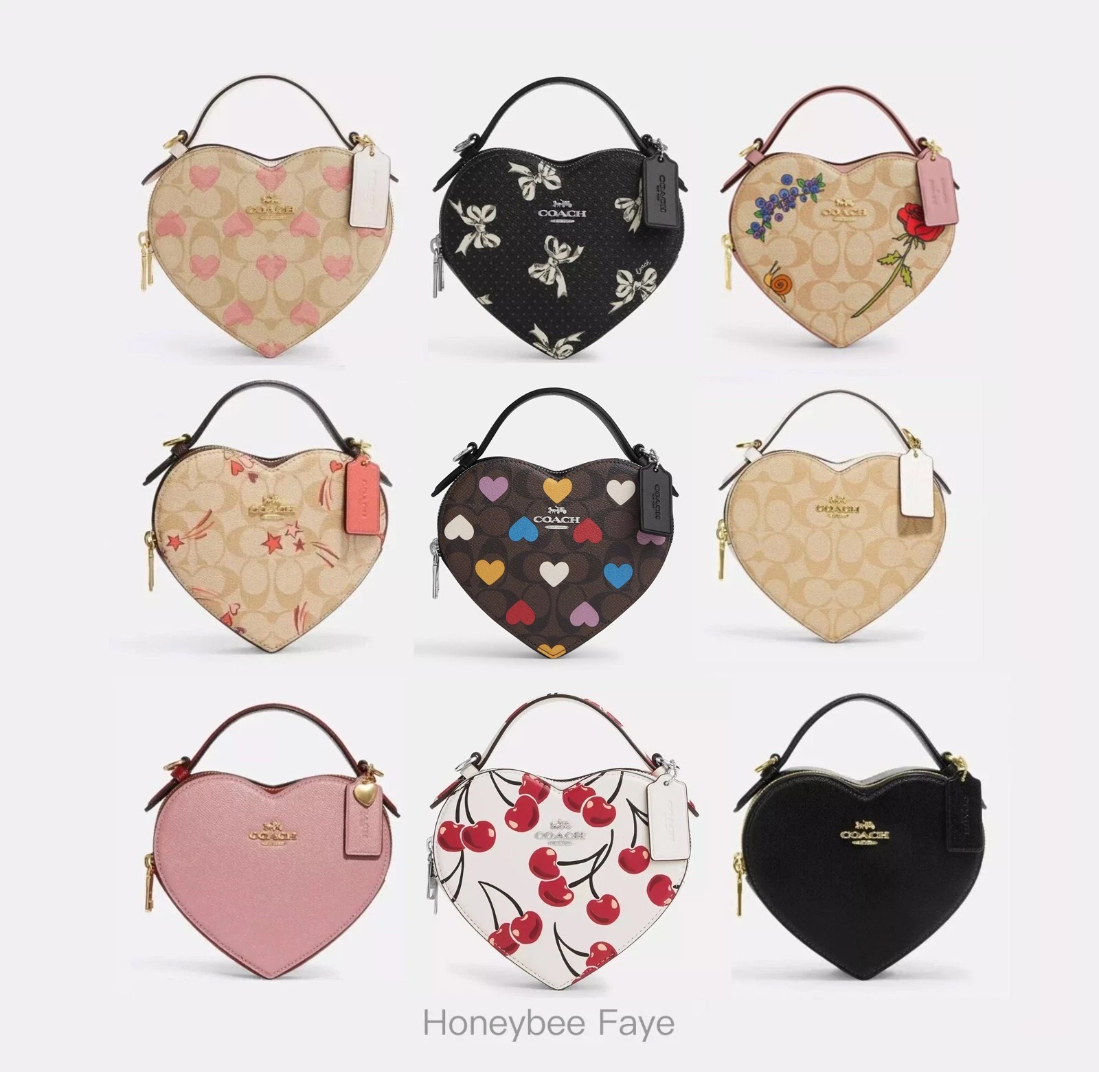 NWT COACH Heart Crossbody Valentine's Day | eBay