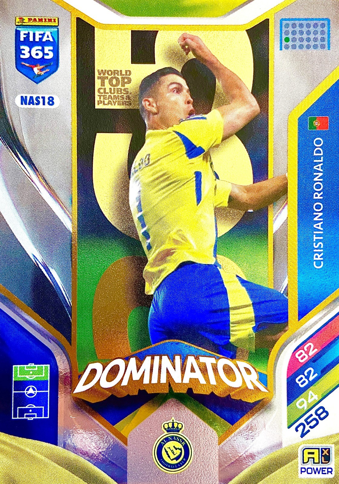Panini Adrenalyn XL FIFA 365 2026 POWER DOMINATOR NAS18 CRISTIANO