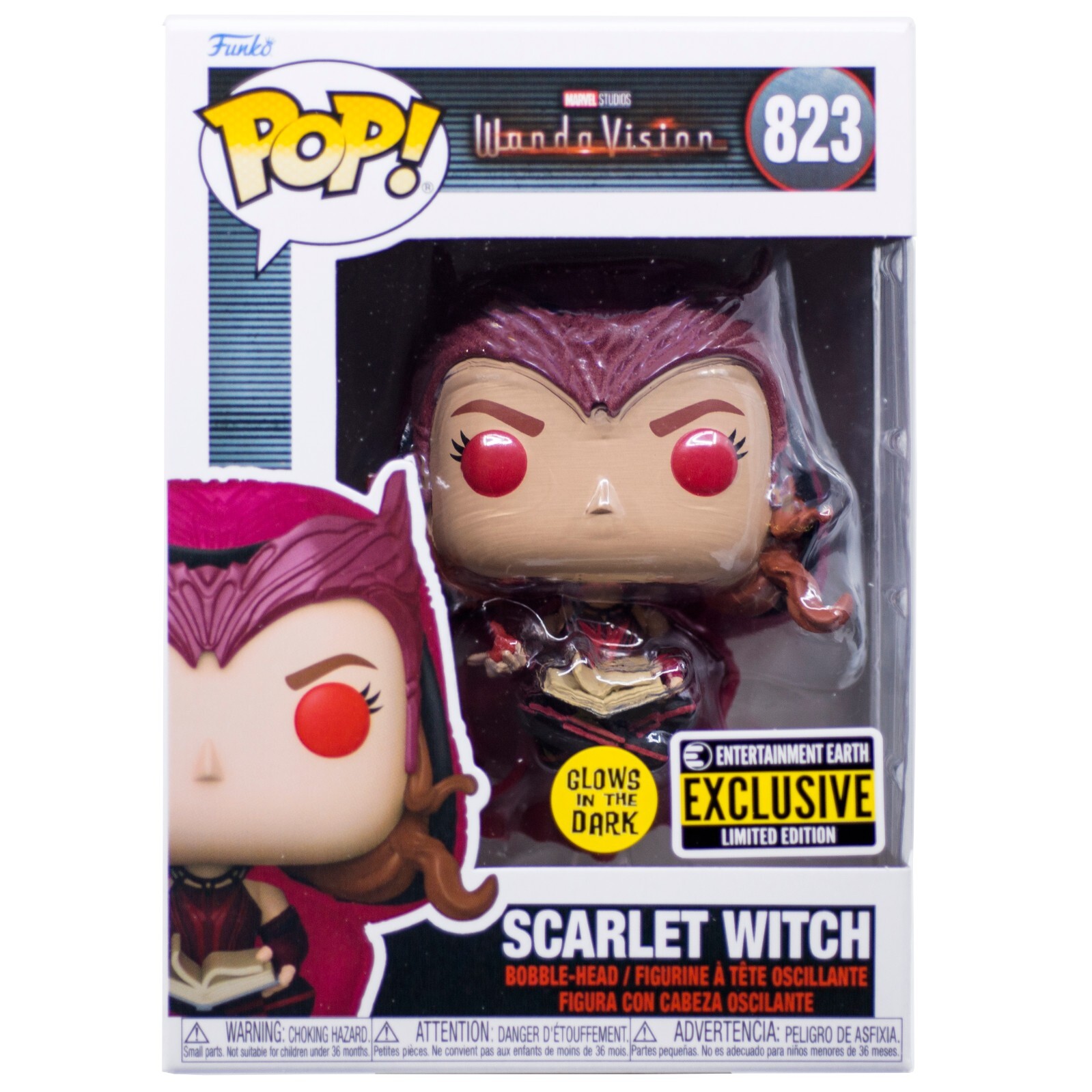 Wanda Vision Scarlet Witch Funko Pop #823 Entertainment Earth