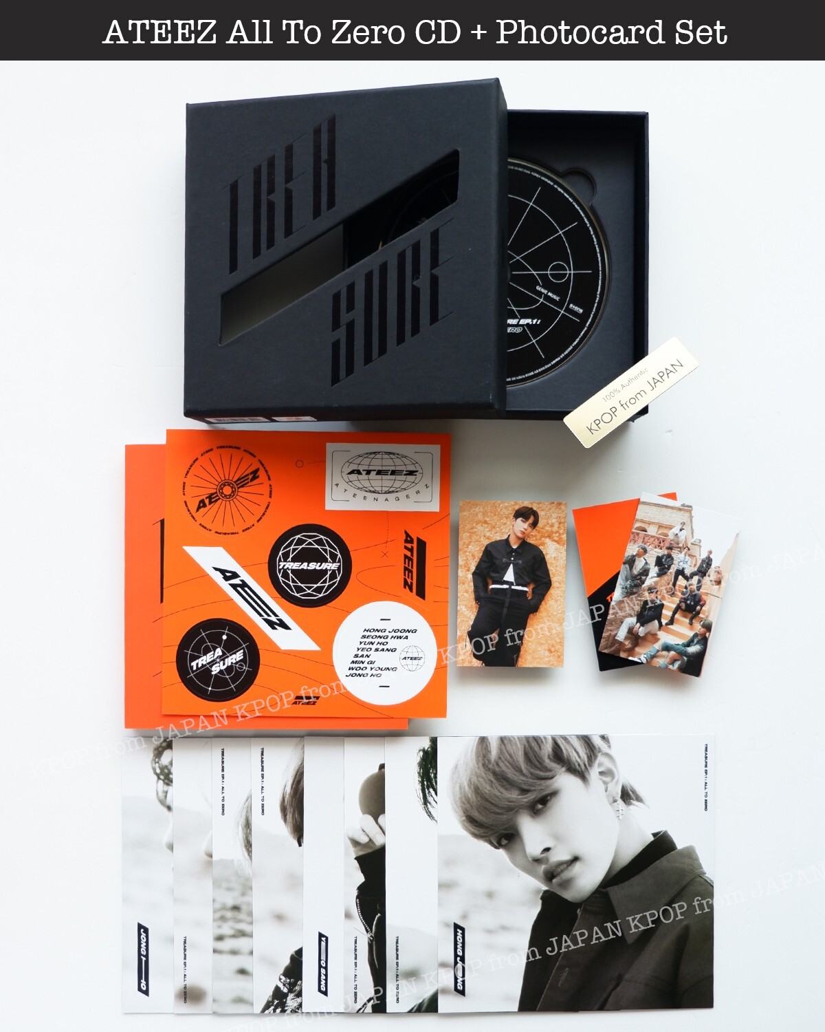 JONGHO ATEEZ TREASURE EP 1 : All To Zero ver. Album + Photocard