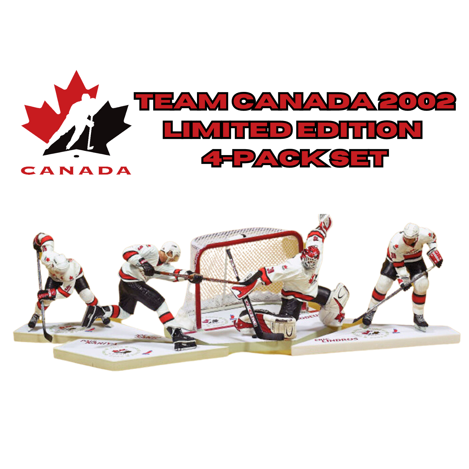 Mcfarlane NHL Team Canada 2002 Exclusive Limited Edition 4-Pack
