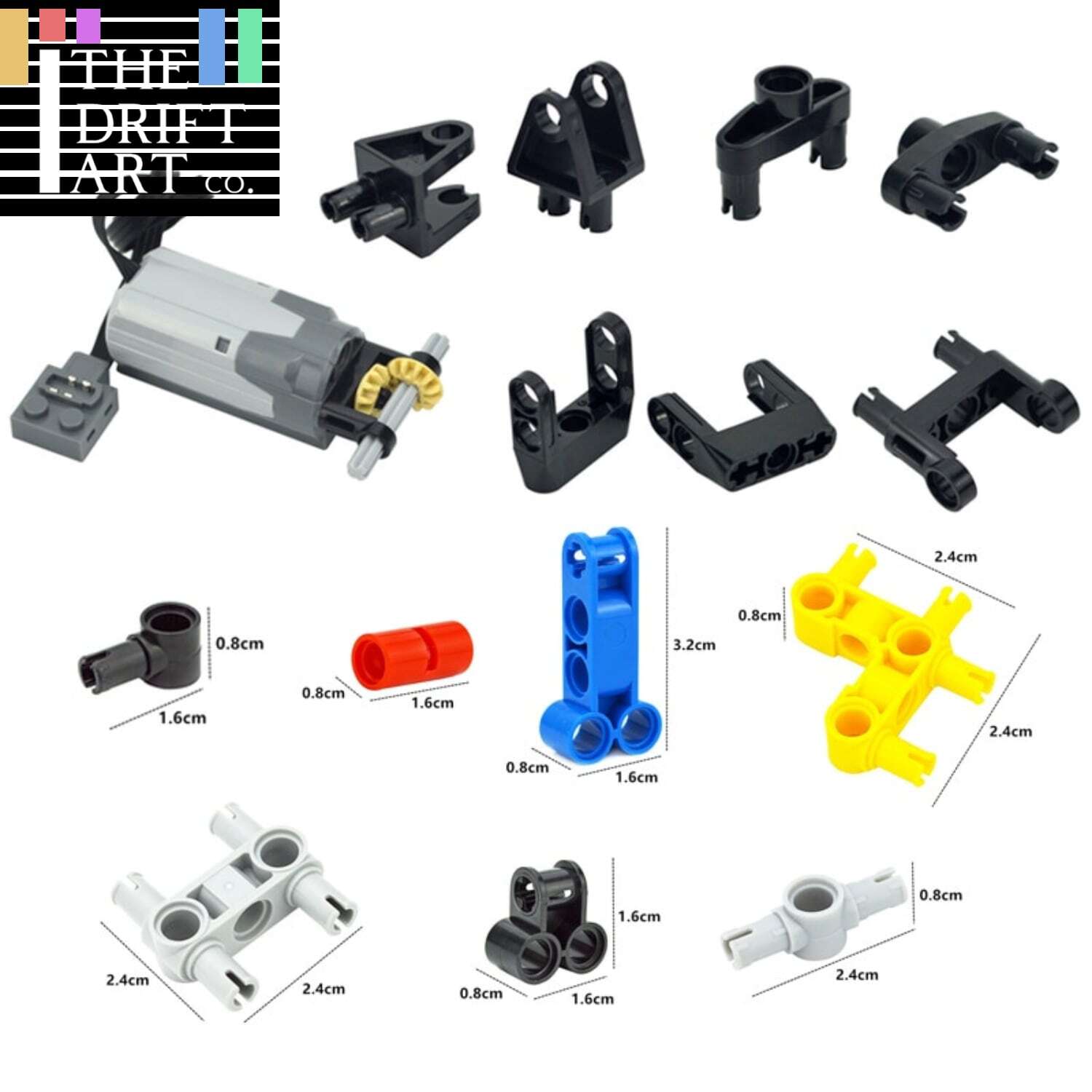 Technic Axle Pin Connectors 48496 87408 for Lego Kit Building