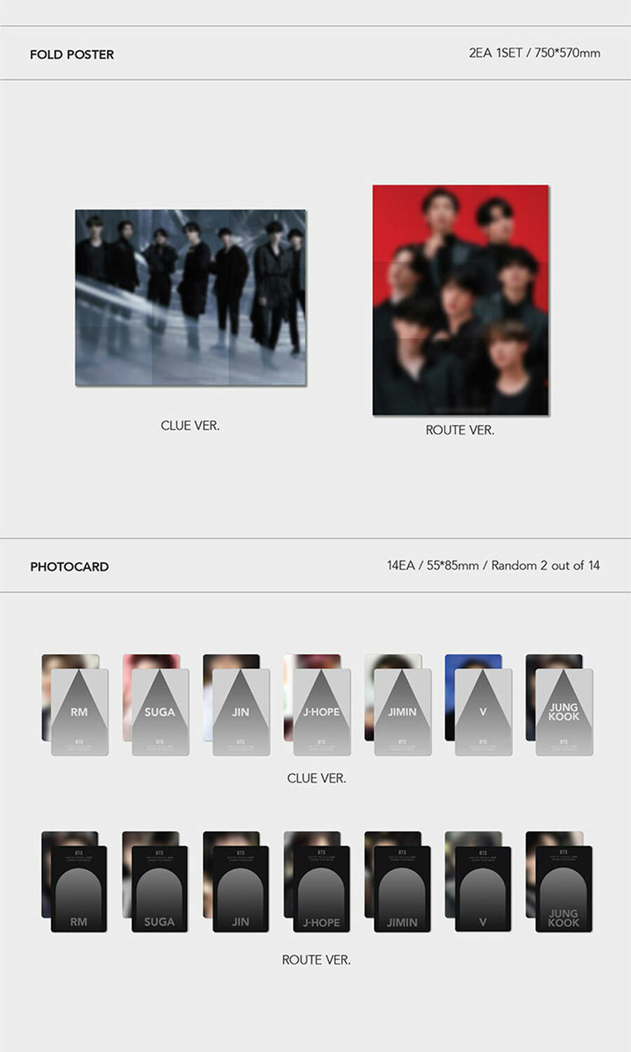 BTS MAP OF THE SOUL ON:E CONCEPT PHOTO BOOK SPECIAL SET FULL