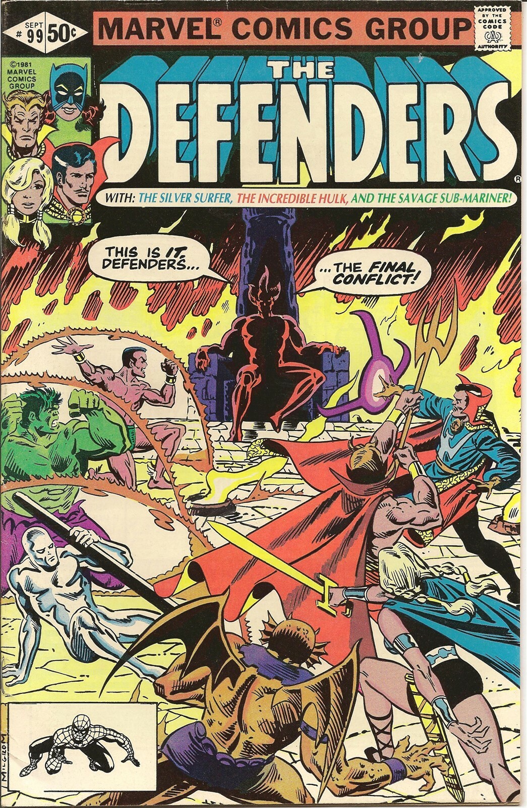 The Defenders (Marvel-1972) #99 - Original Defenders | eBay