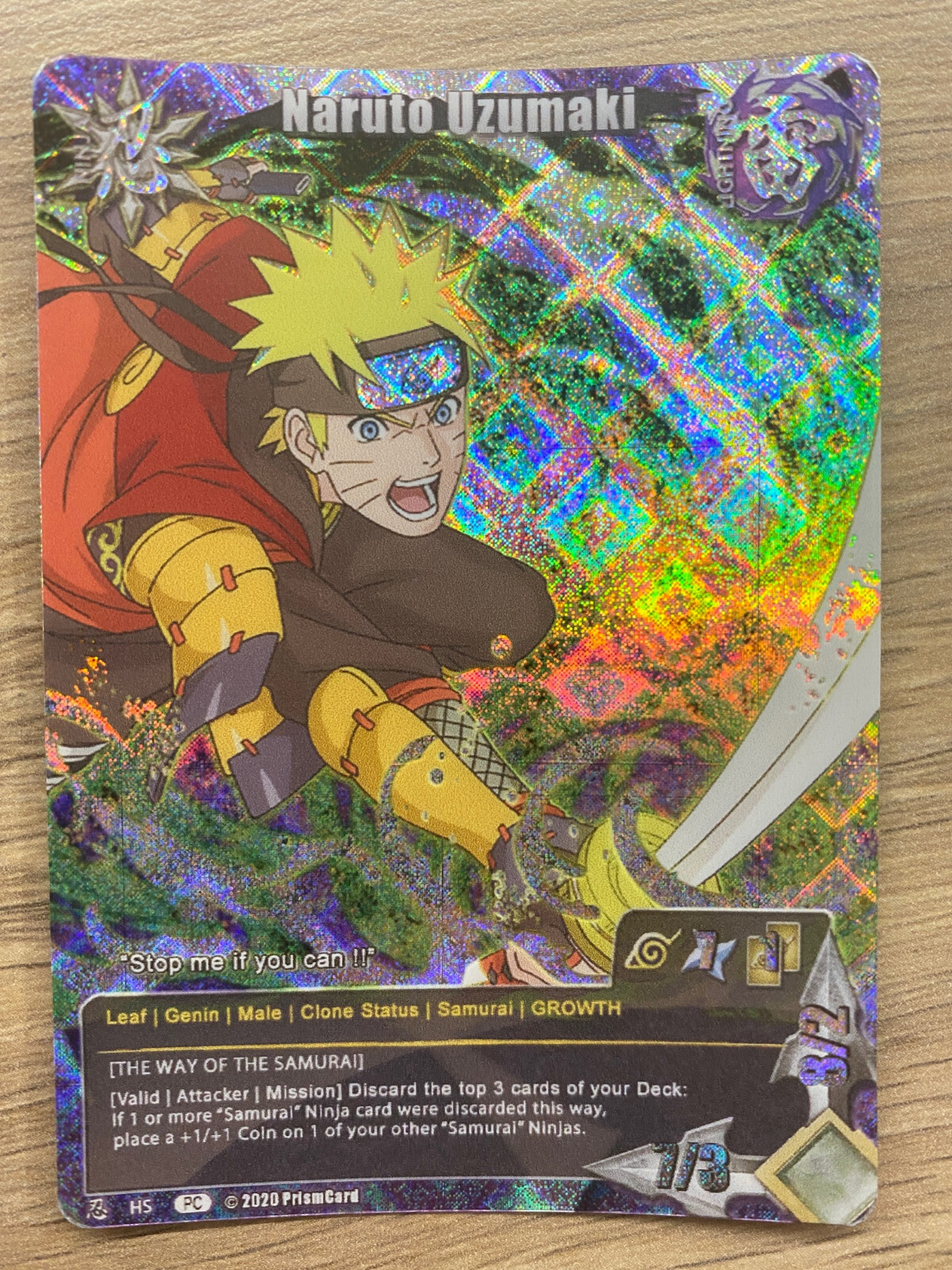 Naruto Collectible Card Game CCG Naruto Uzumaki Card No. HS | eBay
