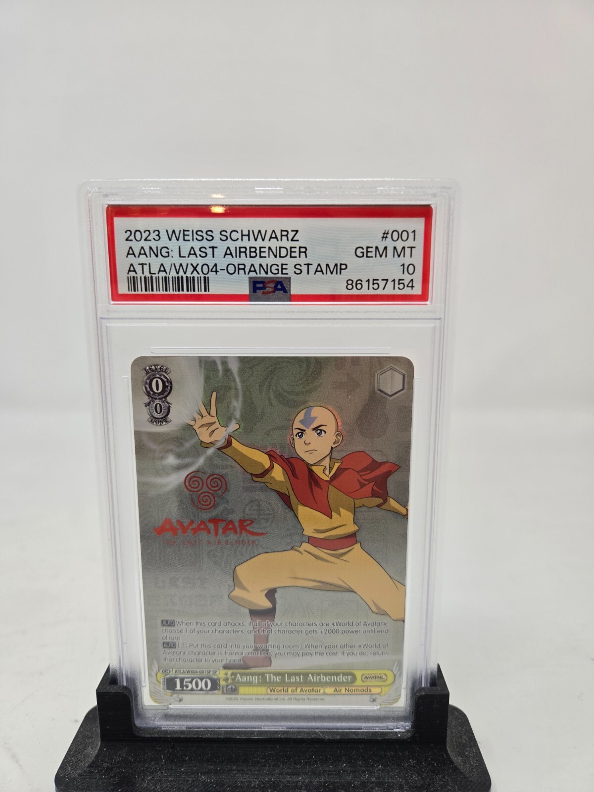 2023 Weiss Schwarz AANG Last Airbender Orange Stamp #ATLA/WX04