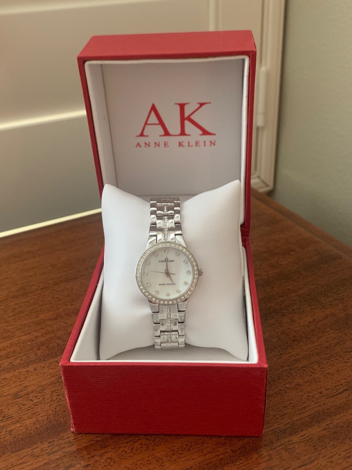 Anne Klein Metal Bezel/Stainless Steel Ladies Wrist Watch 10/8213