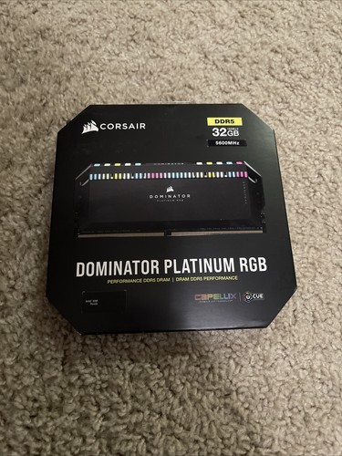 Corsair DOMINATOR PLATINUM RGB 5600 MHz 32GB (2x16GB) DDR5 DRAM