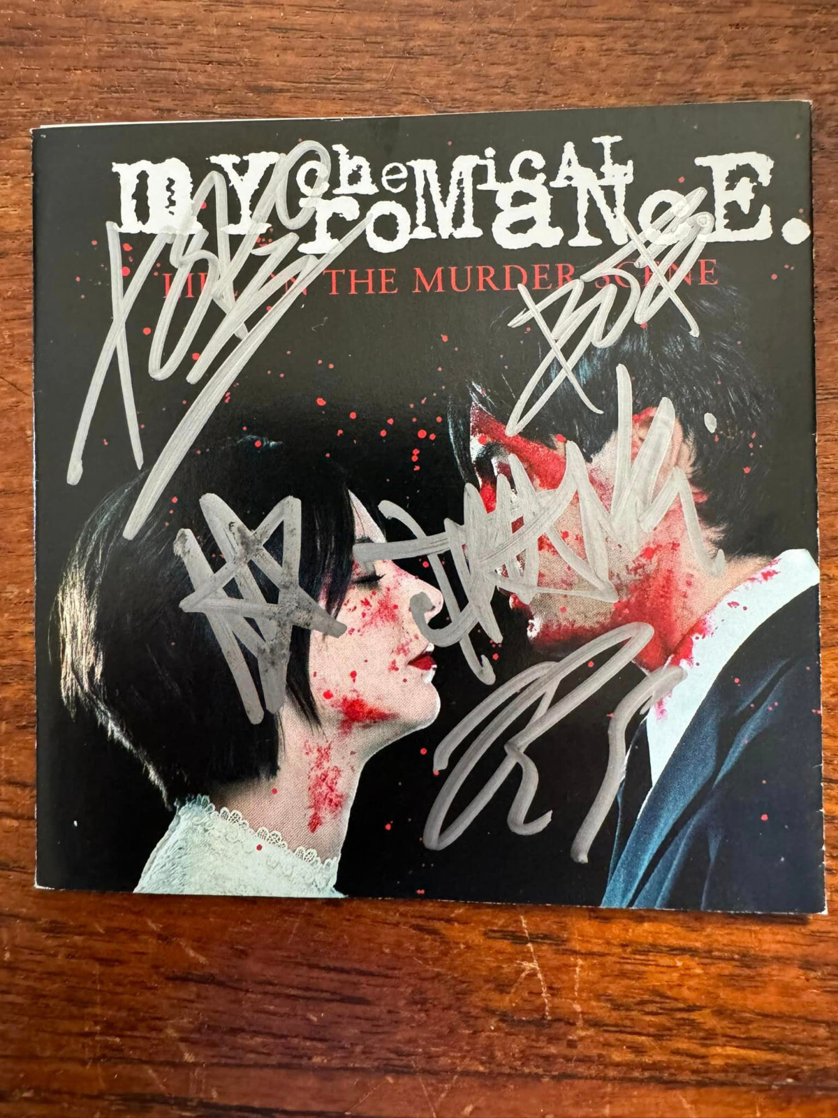 My Chemical Romance signed booklet for Life On the Murder Scene cd