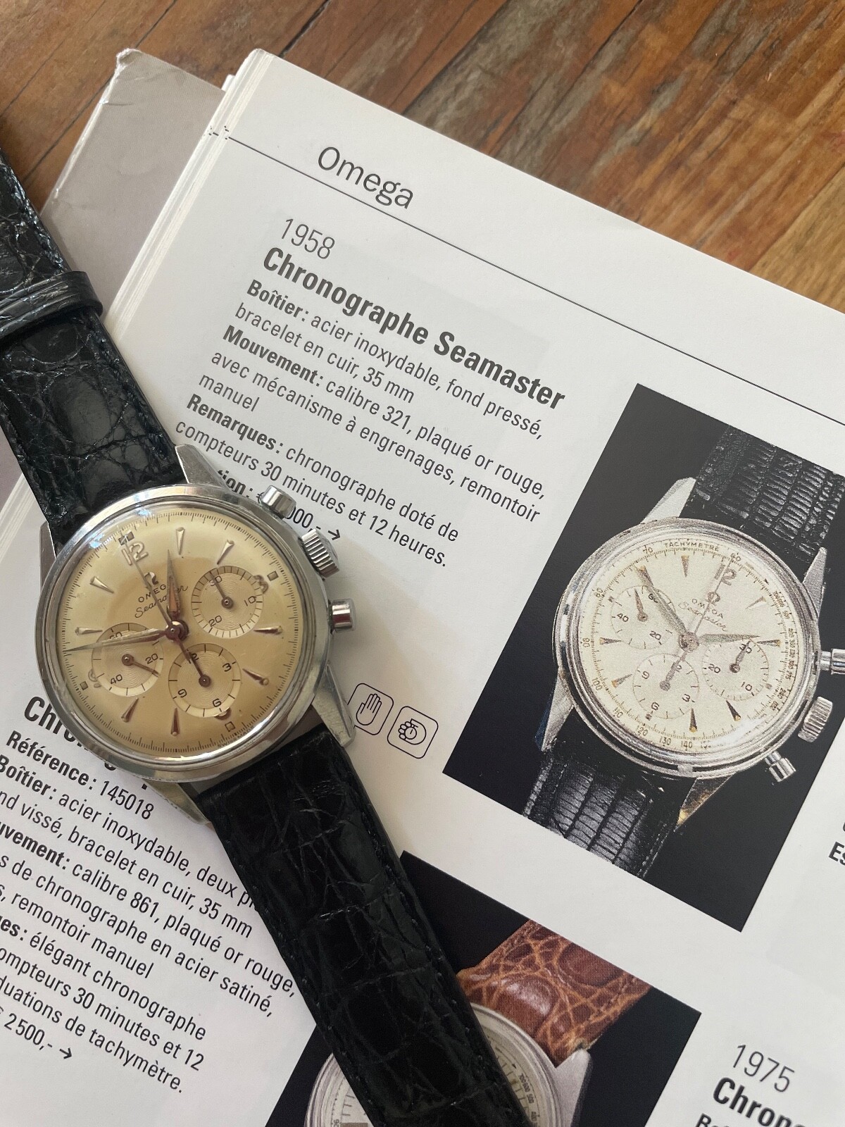 OMEGA CHRONOGRAPHE SEAMASTER..1963Calibre 321 | eBay