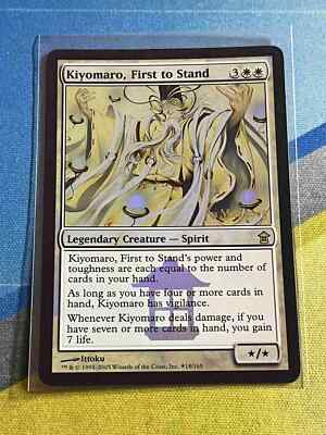 Magic MTG Saviors of Kamigawa Prerelease Promo KIYOMARO, FIRST TO