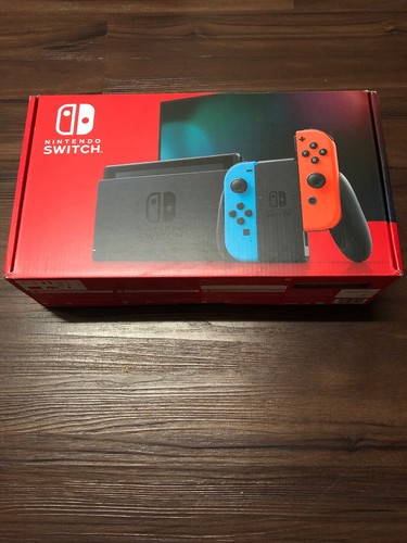 Nintendo Switch V2 Neon Blue And Red Box Only | eBay UK