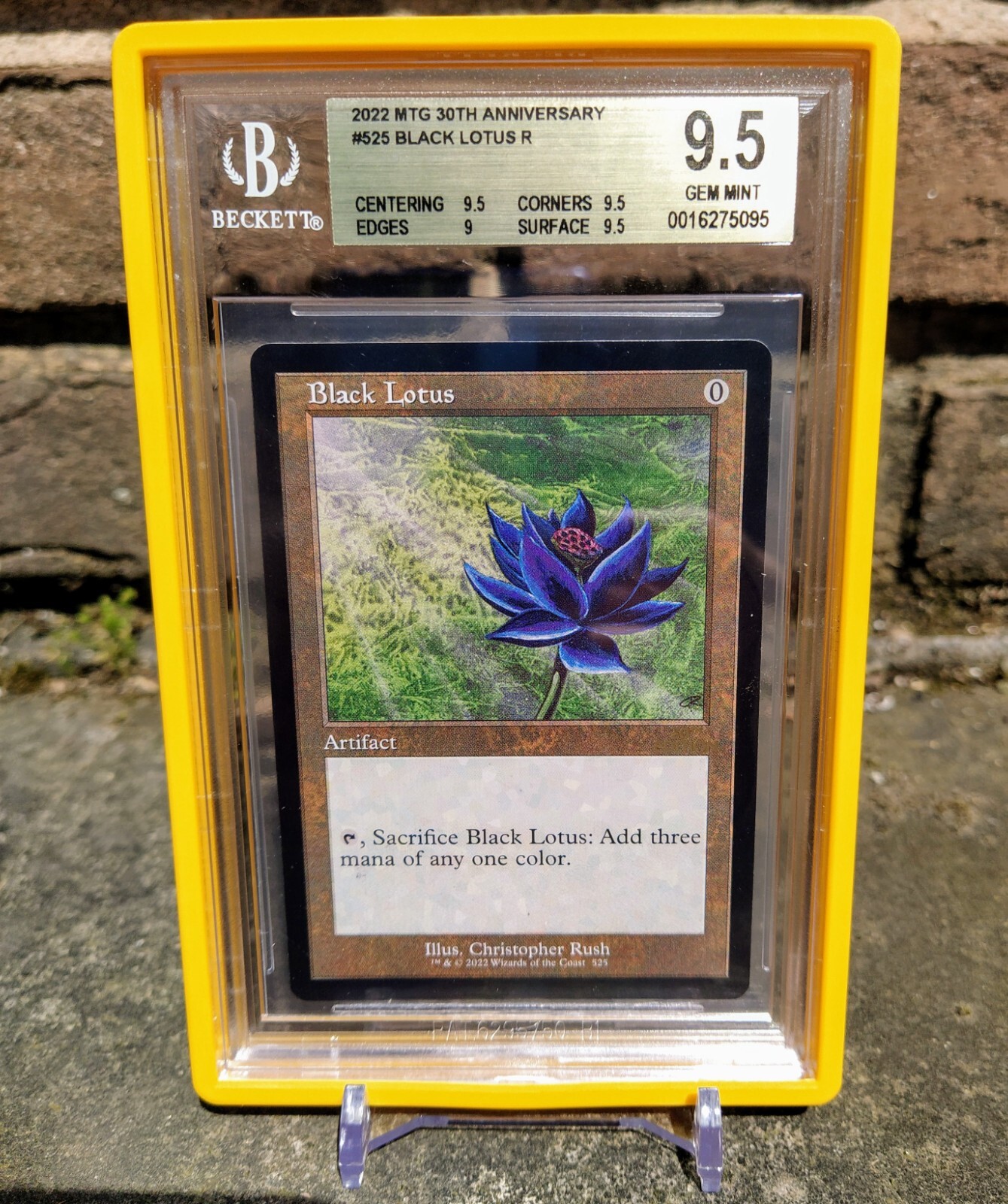 Magic: BLACK LOTUS 30th ANNIVERSARY Edition P9 Beckett BGS 9.5 Mtg