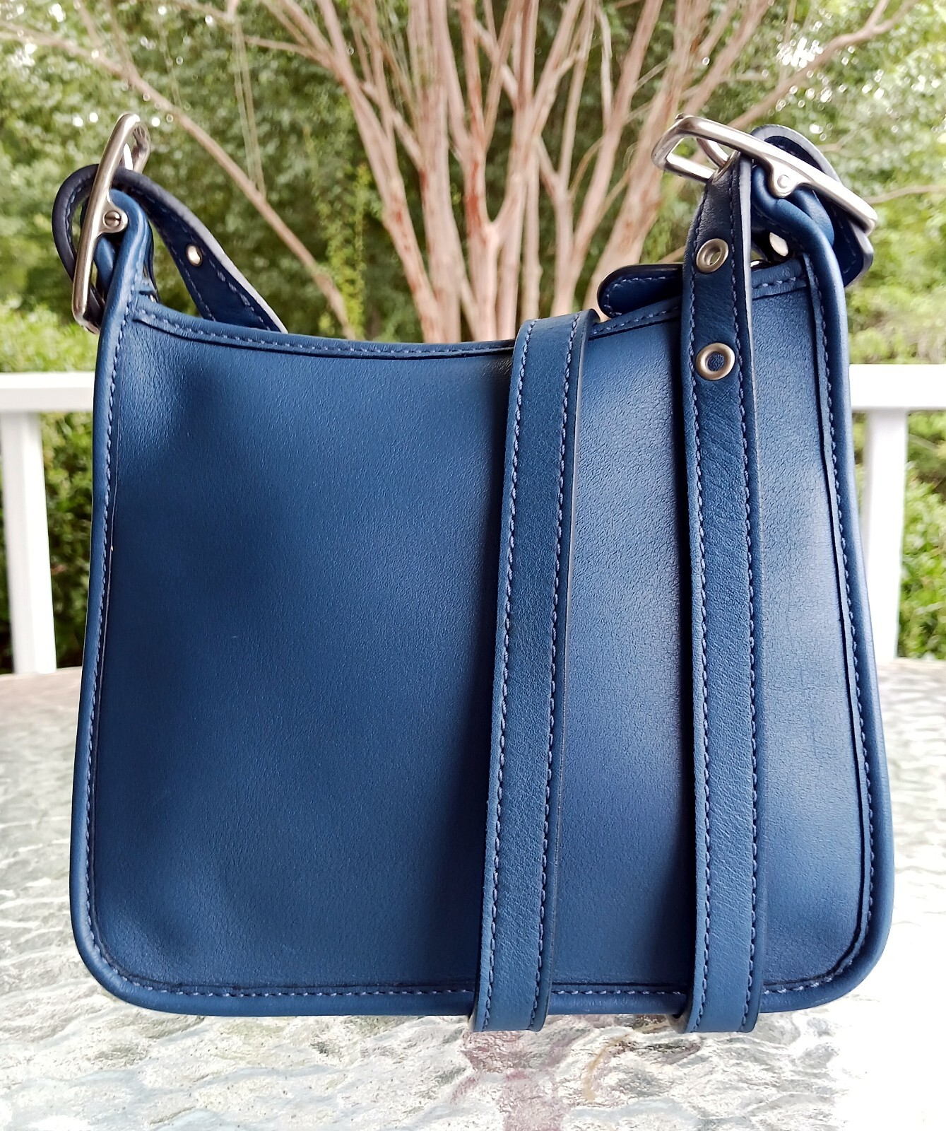 Coach 6610 Vintage Mini Janice Cobalt Blue Crossbody Bag | eBay