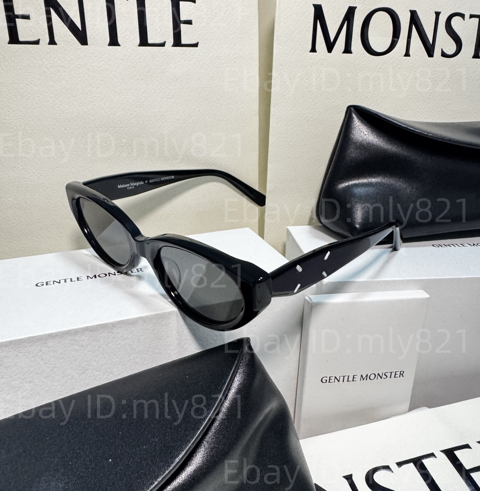GentleMonster Sunglasses Maison Margiela x MM108 01 Black Frame