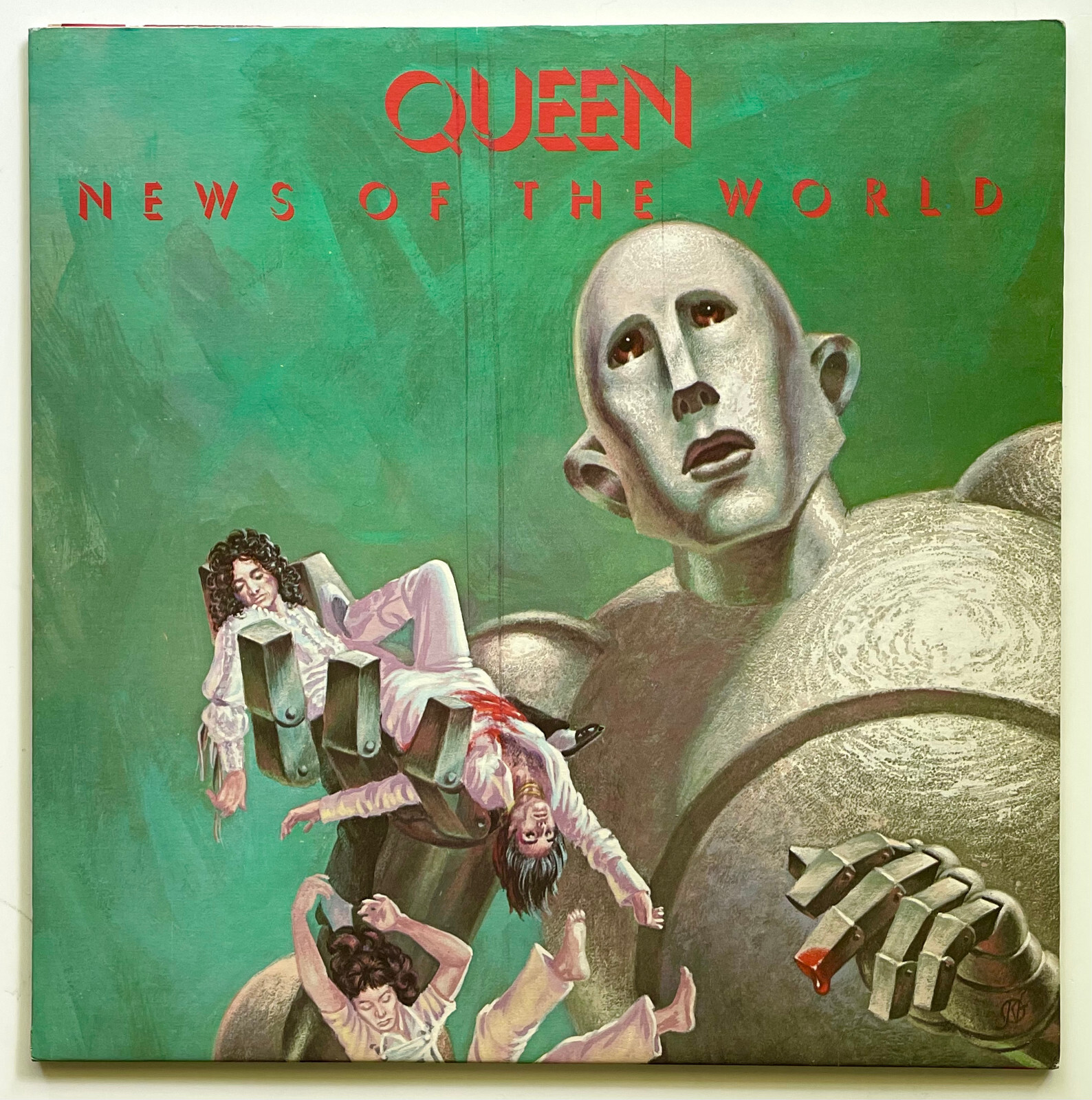 Vtg 1977 QUEEN Album NEWS OF THE WORLD Record 1ST PRESSING Vinyl