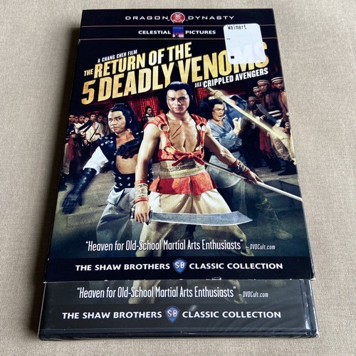 The Return 5 Deadly Venoms (DVD 1978 NEW Dragon Dynasty 44 +