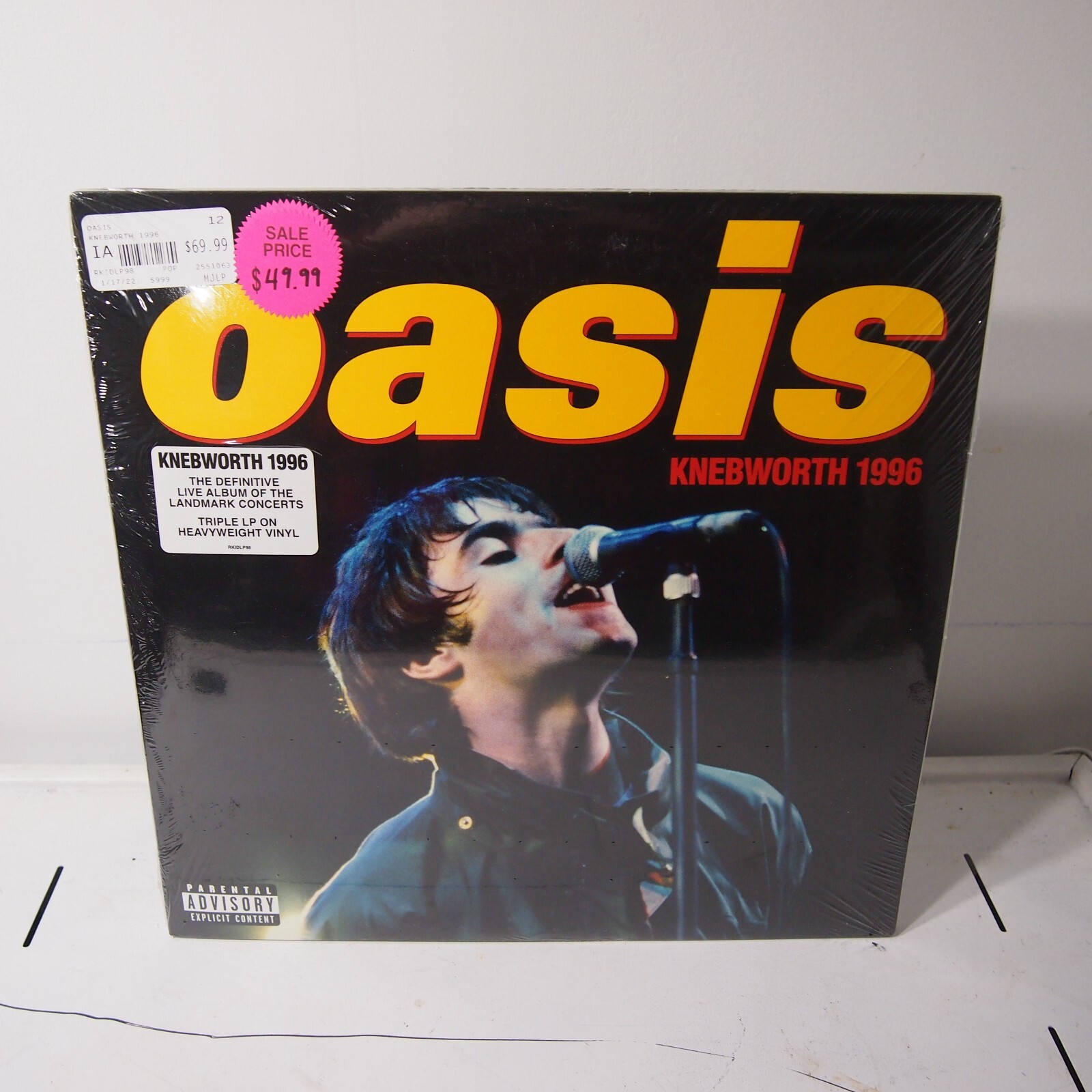 Oasis Knebworth 1996 SEALED 3X LP VINYL ALBUM | eBay