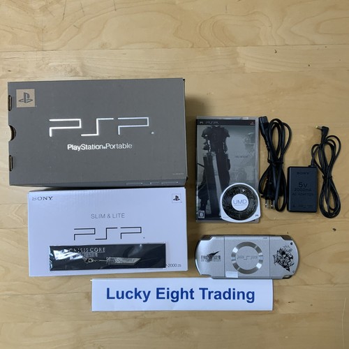 PSP 2000 Crisis Core FF VII Limited Console Charger Box [BOX] | eBay