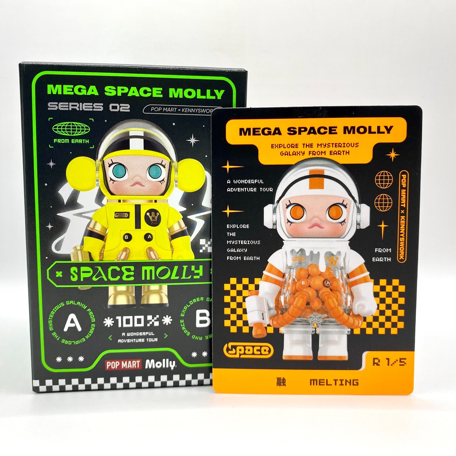 POP MART Mega Space Molly Series 2 MELTING Super Secret 1/108 Rare